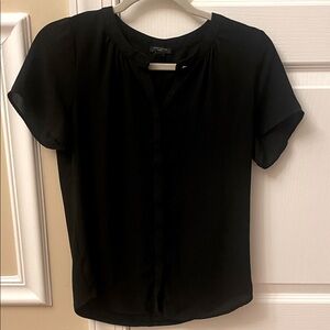 Ann Taylor Classic Black Blouse